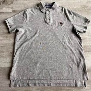 Ralph Lauren Polo Bear XL Short Sleeve Shirt Gray Team USA Basketball Olympics